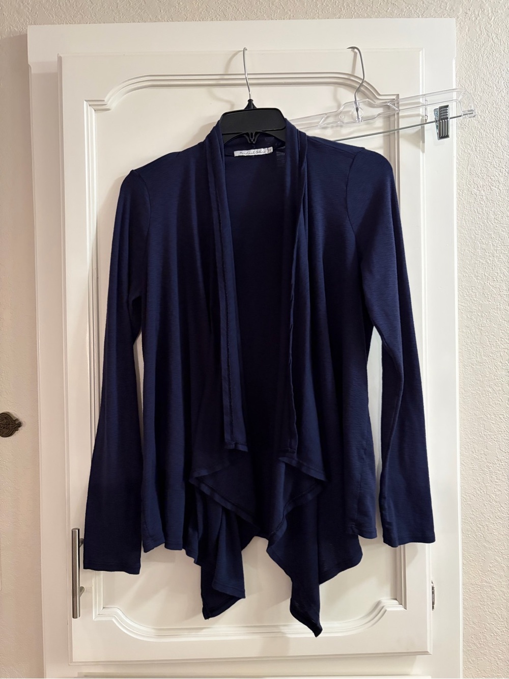 Michael Stars Navy Open Drape Cardigan
